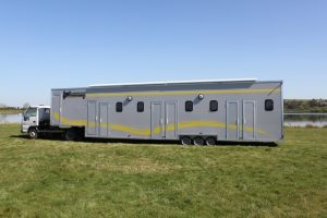 Bunkhouse Trailers outside